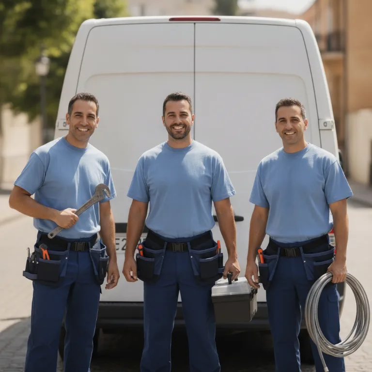 Fontanero equipo en Villanueva de la Canada